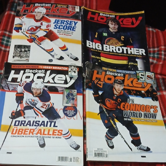 Beckett Other - Beckett Hockey Magazine Collection (4)